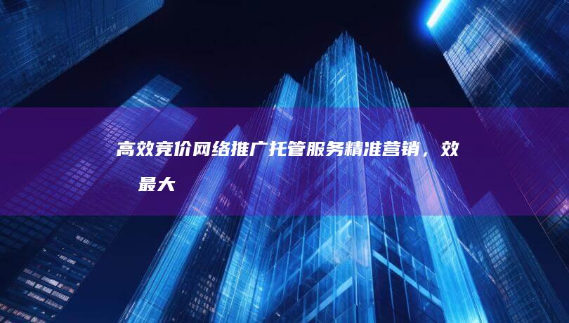 高效竞价网络推广托管服务：精准营销，效果最大化